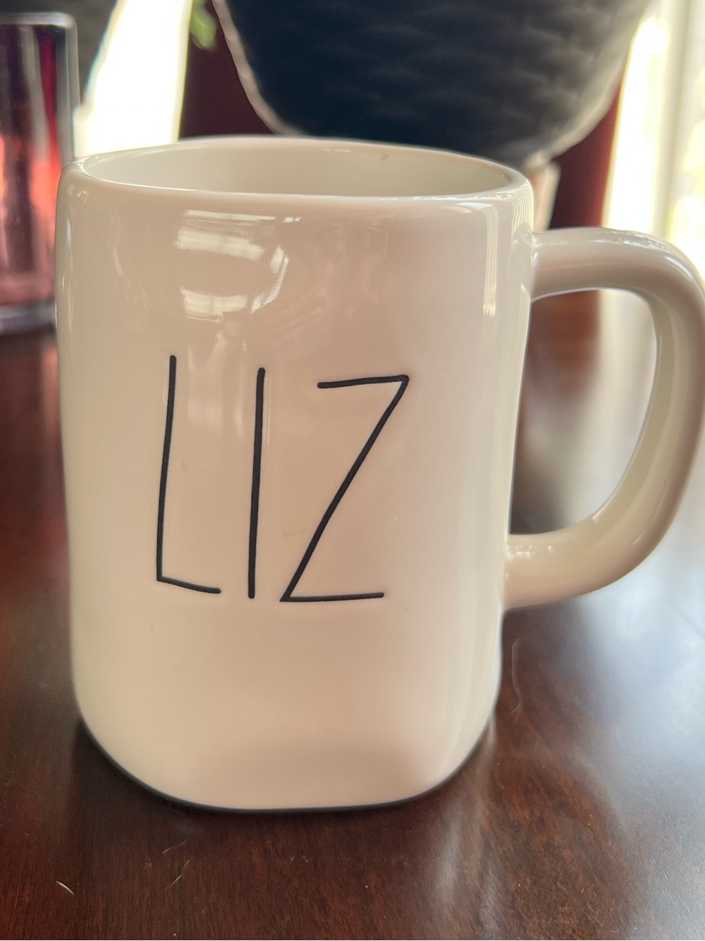 Rae Dunn “Liz” Asymmetrical Coffee Mug